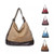 ALBA Journey Collection A Line Large Canvas Shoulder Bag - Khaki