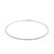 14k White Gold Sparkle Anklet 1.5mm