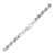 Sterling Silver Diamond Cut Rope Style Chain (3.60 mm)