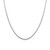 Sterling Silver Rhodium Plated Box Chain (1.10 mm)