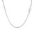 Sterling Silver Rhodium Plated Box Chain (1.10 mm)