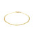 10k Yellow Gold Mariner Link Anklet 1.7mm