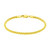 14k Yellow Gold Light Weight Wheat Bracelet  (3.20 mm)