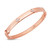 14k Rose Gold Trilogy Diamond Bangle (5.40 mm)