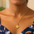 Sea Shell Necklace in 10K Yellow Gold