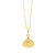 Sea Shell Necklace in 10K Yellow Gold