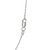 Sterling Silver Rhodium Plated Cable Chain (1.10 mm)