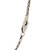 Sterling Silver Rhodium Plated Wheat Chain (1.50 mm)