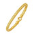 Fancy Weave Bangle in 14k Yellow Gold (5.00 mm)