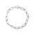 Sterling Silver Wide Paperclip Chain Bracelet (6.50 mm)
