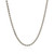 Sterling Silver Rhodium Plated Wheat Chain (2.60 mm)