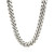 Sterling Silver Rhodium Plated Miami Cuban Chain (9.80 mm)