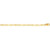 14K Yellow Gold Lite Paperclip Anklet (3.2mm)