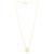 Baby Footprints Necklace in 10K Yellow Gold