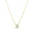 14k Yellow Gold MOP Evil Eye Necklace