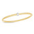 14k Yellow Gold Stretch Bangle with Diamonds (3.00 mm)
