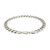 Rhodium Plated Sterling Silver Curb Style Bracelet (7.90 mm)