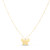 14k Yellow Gold Papillon Butterfly Necklace