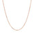 18k Rose Gold Diamond Cut Cable Link Chain (1.10 mm)