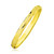 10k Yellow Gold Slender Diamond Pattern Textured Bangle (6.00 mm)