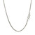 Sterling Silver Rhodium Plated Round Box Chain (1.50 mm)