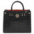 Tuscany Leather Croque Croc Embossed Italian Leather Handbag