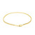 2.3mm 10k Yellow Gold Rolo Anklet
