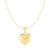 Puffed Heart Pendant in 10k Yellow Gold