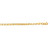 2.9mm 14k Yellow Gold Heart Anklet