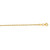 2.0mm 14k Yellow Gold Diamond Cut Rope Anklet 