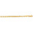 3.0mm 10k Yellow Gold Heart Anklet