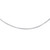 Sterling Silver Classic Omega Chain Necklace (3.0mm)