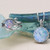 Small Round Ancient Glass 18" Necklace in Sterling Silver