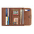 American West Cow Town Ladies' Tri-Fold Wallet Chocolate