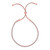 Adjustable Tennis Style Bracelet with Cubic Zirconia in Rose Gold Finished Sterling Silver (5.10 mm)