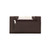 American West Cow Town Ladies' Tri-Fold Wallet Chocolate and Pony Hair