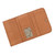 American West Black Leather Ladies' Tri-fold Checkbook Wallet -Golden Tan