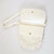 Encore Vintage Evening Bag Beads Sequins White Pink Made in Hong Kong 