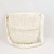 Encore Vintage Evening Bag Beads Sequins White Pink Made in Hong Kong 