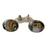 Vintage Oval Abalone Shell Earrings