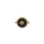 Mother of Pearl and Black Onyx Reversible Ring Gold Plated Sterling SIlver