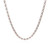 Sterling Silver 18 inch Necklace with Pink Cubic Zirconias