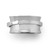 Polished Spin Ring Rhodium Plated Sterling Silver