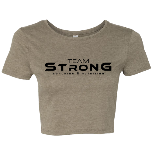 Fitted Crop Olive green