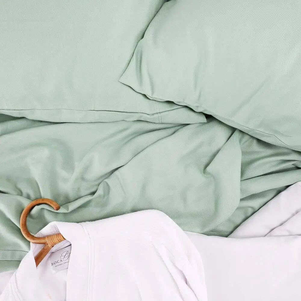 Eucalyptus Flannel Blend Sheet Set - Thumbnail 3