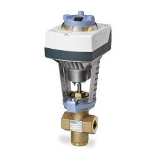 Siemens 373-03188, Valve Assembly: 2-Way, NC, 2-inch, 40 CV, Equal Percentage, Brass Trim, FxF, Floating Control, Electronic Actuator, Non-Spring Return