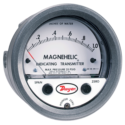 Dwyer Instruments 605-500PA MAGNEHELIC IND XMTR