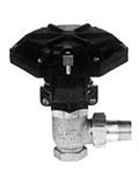 Siemens 658-0012, 1" Valve Size, 10 CV, Normally Open,Angle Union, 2 to 6 psi, Equal Percentage