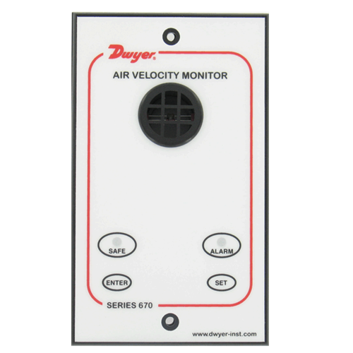 Dwyer Instruments 670 FUME HOOD AIR FLOW MONITOR