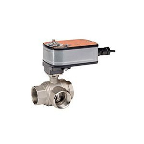 Belimo B315+LF24-SR-S US, BALL VALVE 1/2" CV 10